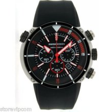 Momo Design Md1005sb-04rd-bkrb Black Red Chrono 46mm Fast Shipping