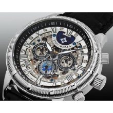 }monaco{ By Theorema 2013. Automatic Movement W/ 10 Real Diamonds. Calendar A+