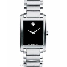 Movado Men's 0606403 Certe Stainless-steel Black Watch