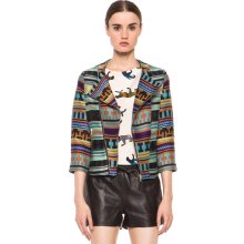 MSGM Moto Blazer in Orange