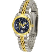 Navy Midshipmen Womens Anochrome Gold Watch
