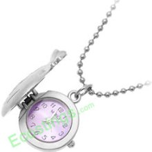 Necklace Jewelry Stainless Quartz Clock Watch - MoneyBag