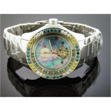 NEW AQUA MASTER 5.75CT BIG DIAMONDS AUTOMATIC WATCH ...