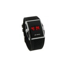 new arrival square stainless steel back men's digital electronic led w
