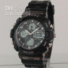 New Digital/analog Sport Girl, Boy, Mens Watches Black Vcxxv