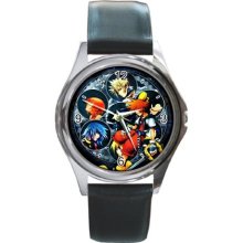 New Hot Kingdom Hearts Leather Watch wristwatch Gift