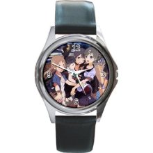 New Hot Konatsu Sawa Wakana Tari Tari Manga Anime Leather Watch wristwatch Gift
