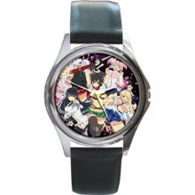 New Hot Sexy Senran Kagura Manga Anime Leather Watch wristwatch Gift
