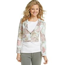 Nine West Vintage America Collection Printed Blazer Women's