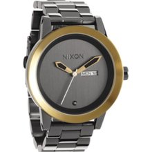 Nixon Women's Corporal A2631228-00 Black Stainless-Steel Quartz Watch with Grey Dial