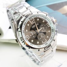 Oem 3pcs/lot Men's Wonderful Wrist Quartz Watch Watches With Stainle