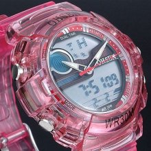Ohsen Digital Analog Women Ladies Girls Sport Watch