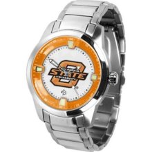 Oklahoma State Cowboys OSU NCAA Mens Titan Steel Watch ...