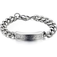 Opk Personalized Titanium Stainless Steel Men's Bracelet Bangles Best Gift