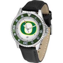 Oregon Ducks UO Mens Leather Wrist Watch