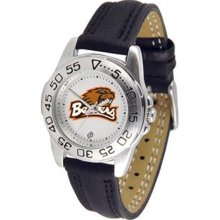 Oregon State Beavers Women's Leather Band Athletic Watch