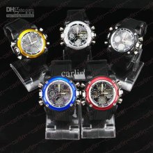 Outdoor Sports Dive Watch Dual Movements 50m Waterproof Ak7110 Digit