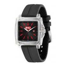 Pedre 0570CRX-B - Ventura Unisex Watch With Transparent Case & Rubber Strap