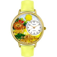 Personalized Lion Unisex Watch - Black Padded