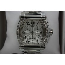 Philippe Charriol Colvmbvs Stainless 38mm Diamond Encrusted Ladies Watch