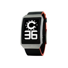 Phosphor E Ink Digital Hour Watch with Leather Band