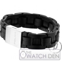 Police Men's Arizona Large Weave Bracelet 24183blb-01-l