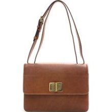 Preowned Chloe Nutmeg Calfskin Leather Satchel Shoulder Bag