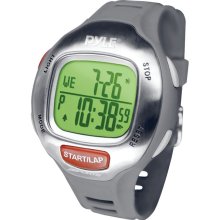 Pswmr40gy Gray Black Marathon Runner Watch W/ Target Time, Alert 150 Lap Memory