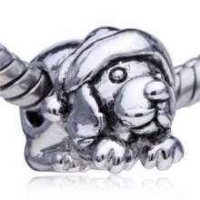 Pugster Cute Puppy Dog European Bead Fit All Brand S Charm Bead Bracelet G62