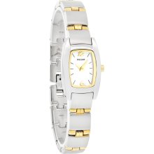 Pulsar Ladies Mop Dial Two Tone Bracelet Dress Watch PJ5107