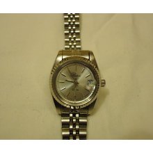 Raton Watch Analog Dress Metal Female Adult Silvers Solid