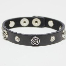 Retro Ethnic Man/woman Punk Metal Rivet Leather Belt Bracelet Wristband Lc399