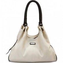 Rioni virtue casual carrier cream handbag