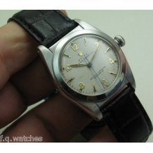 Rolex Bubbleback Ref. 2940 32 Mm Automatic Steel Vintage Wrist Men Watch