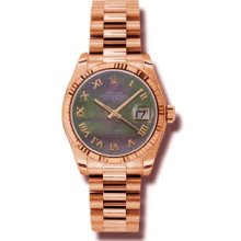 Rolex Lady Rose Gold President 31mm 178275 bmopr