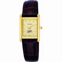 Roman Numeral Dial Wrist Watch w/2 Tone Bracelet Promotional