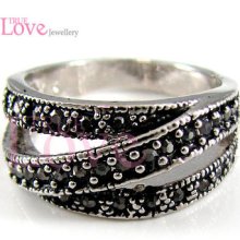 Rp1405 Vintage Ring Use Swarovski Crystal Free Gift Pouch
