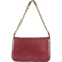 Salvatore Ferragamo Kris Chain Strap Red Shoulder Bag