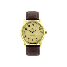 Sartego SEN555R Mens Watch Gold Tone Stainless Steel Case Toledo Dress