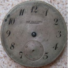 Sfc Vintage Pocket Watch Movement & Dial 43,5 Mm Diameter Balance Broken