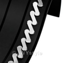 Silver Classic Chain Stainless Steel Men Link Bracelet Us39c790