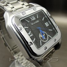 Silver Luxury Elegant Fashion Mechanical Automatic Steel Men Wrist Watch Wv196
