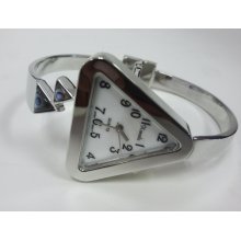 Silver Stainless Steel Mineral Watch