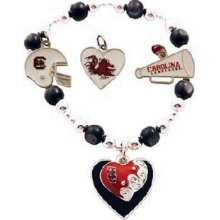 South Carolina University Jewelry Bracelet Charm A Case Pack