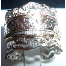 Spinner ring Israeli Silver Gold spinning rings jewelry swivel anillo
