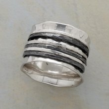 Spinning Stripes Ring