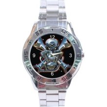 Stainless Steel Analogue Men's Watch of Motorhead Motor Wrenches and