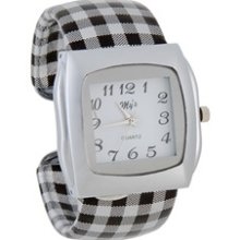 Stainless Steel Band Analog Bracelet Watch (Grey)