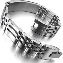 Stainless Steel Bangle Bracelet Cuff Chain Men Silver Link Us39b0157-1