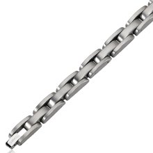 Stainless Steel Brushed Link Bracelet